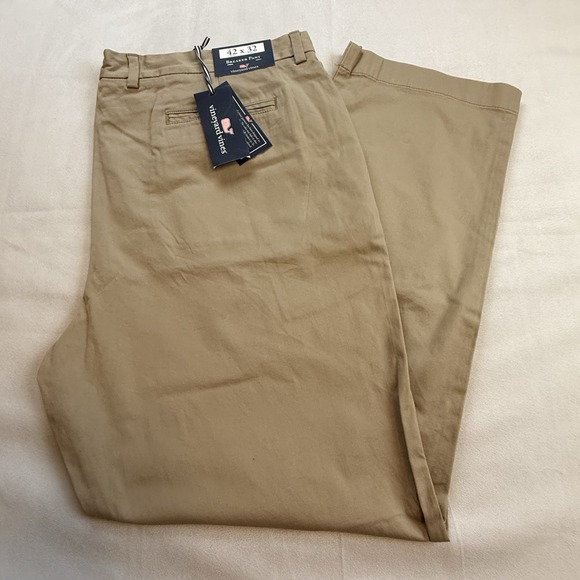 Vineyard Vines Other - Vineyard Vines NWT Men's Breaker Pants 42 X 32 Khaki Color 1P1291-250